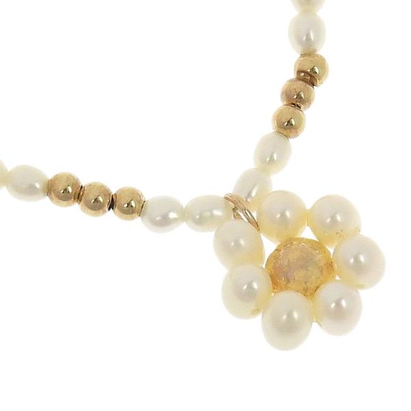 14K Gold Pearl Flower Necklace - Elegant Dainty Jewelry for Women | Perfect for Weddings, Anniversaries & Special Occasions