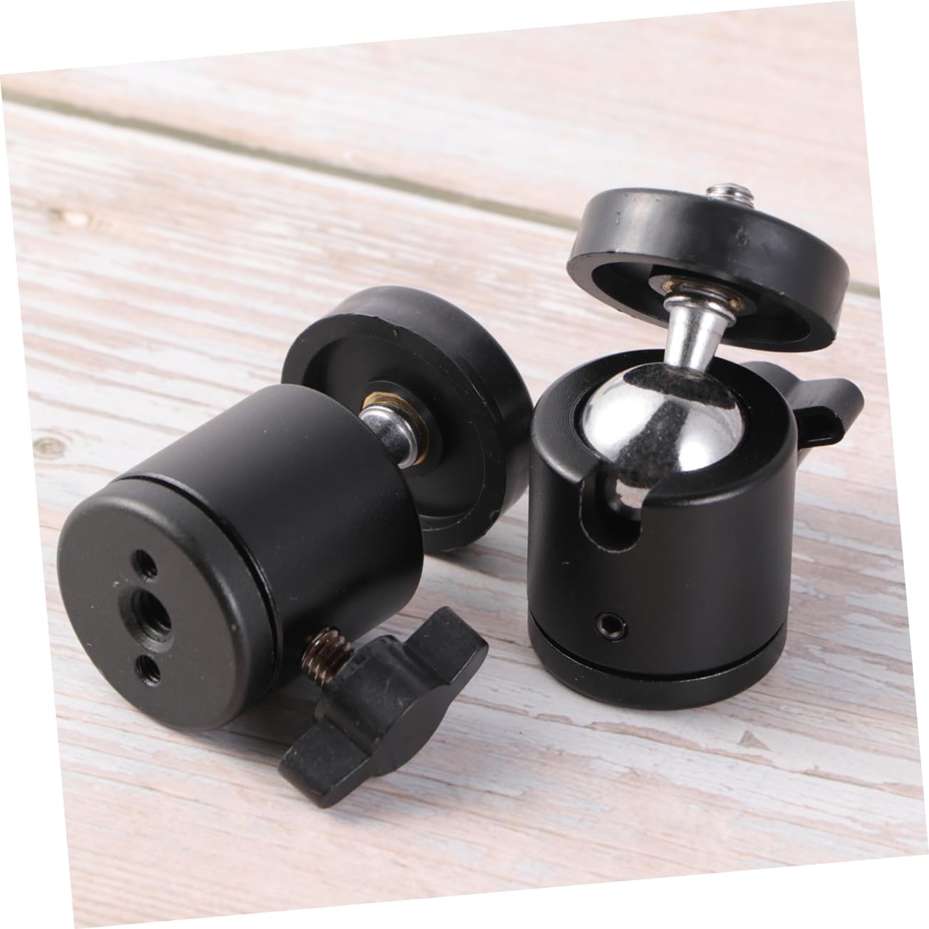 360° Mini Tripod Stand with Ball Head - 2 Pack Compact Camera Tripod for DSLR, Smartphone, GoPro - 1/4