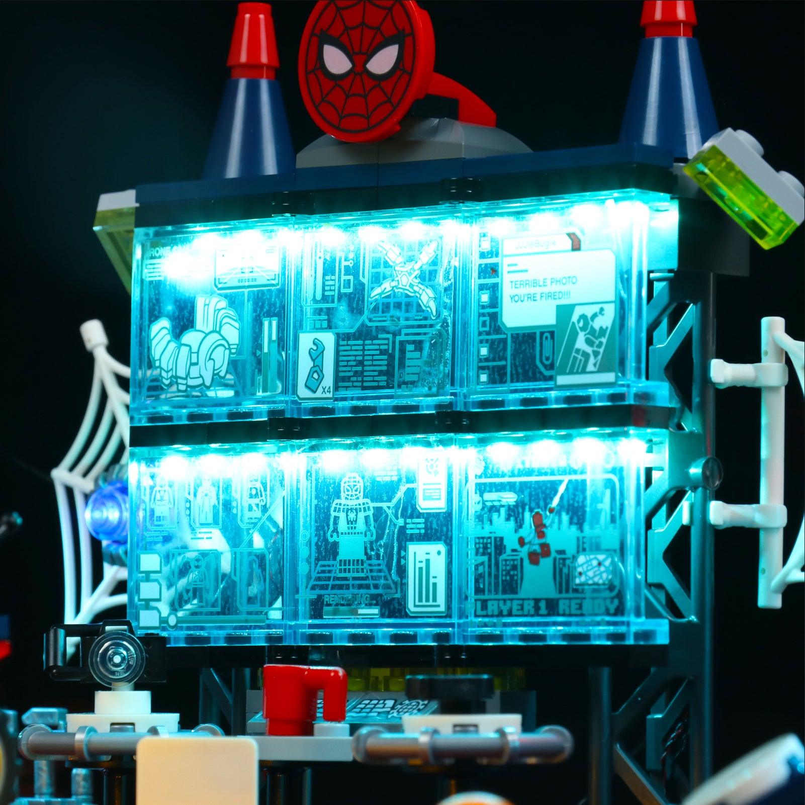 LEGO Marvel Spider-Man Attack on The Spider Lair 76175 Light Kit - LED Lighting Set for LEGO Building Kits | Perfect for Display & Nighttime Play
