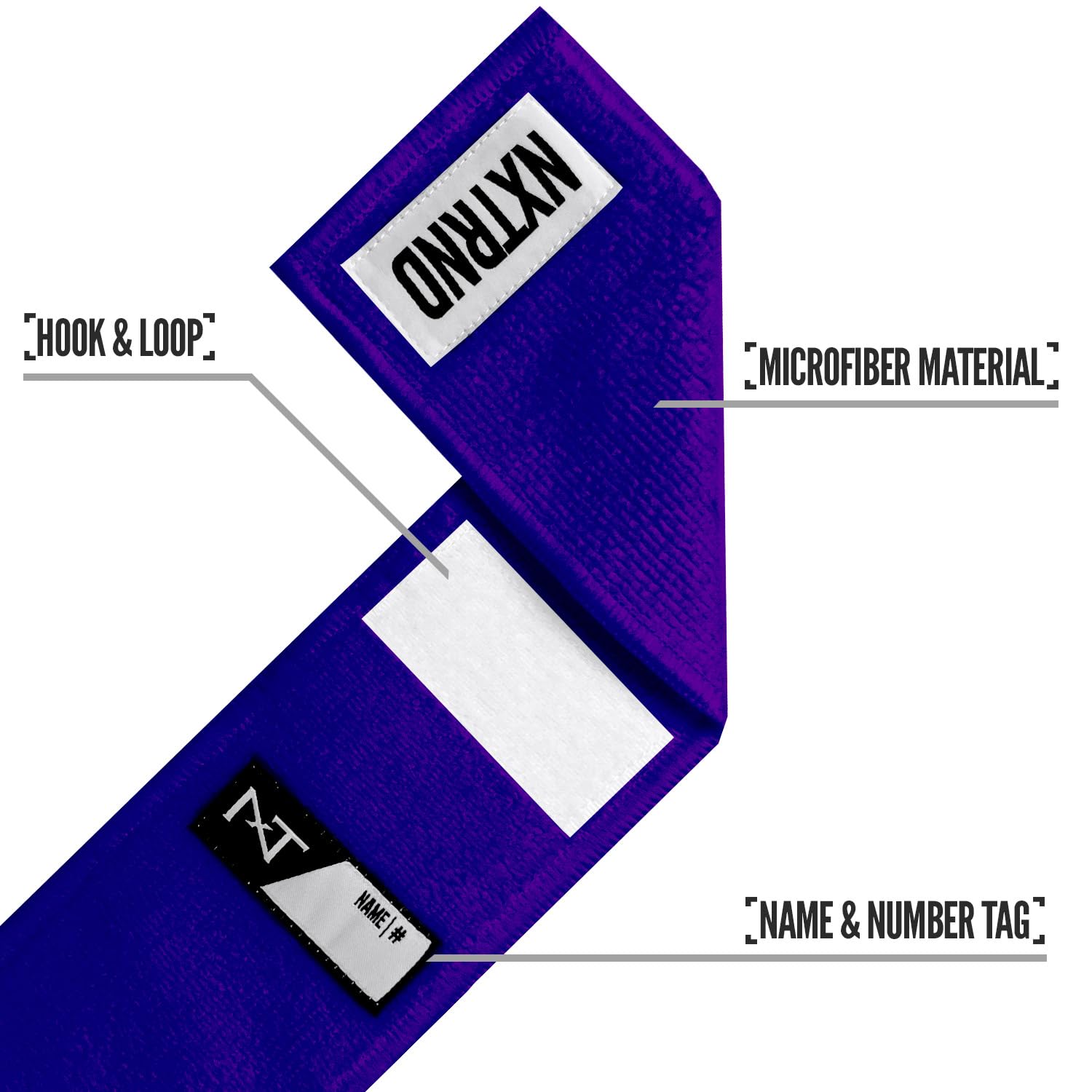 Nxtrnd Ultra-Thin Quick-Dry Sports Towel for Football Players - Lightweight, Absorbent & Durable Football Accessory (Purple) - Perfect for Training, Games & Outdoor Activities