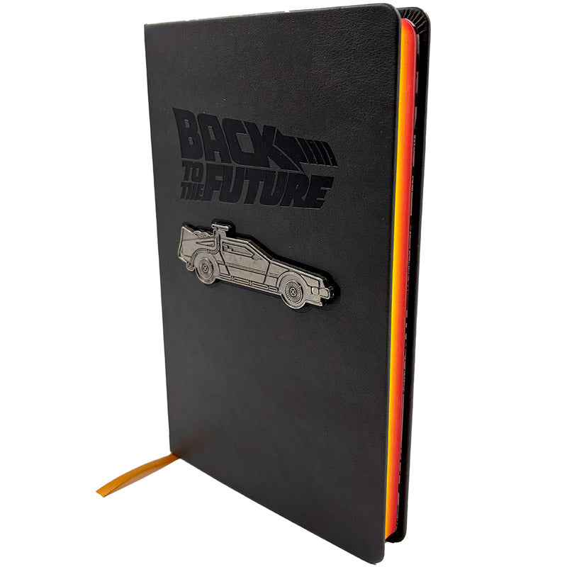 Back to the Future Time Machine Hardcover Notebook - Vintage Movie Inspired Writing Journal for Fans, Perfect for Gift, Collecting & Sci-Fi Enthusiasts