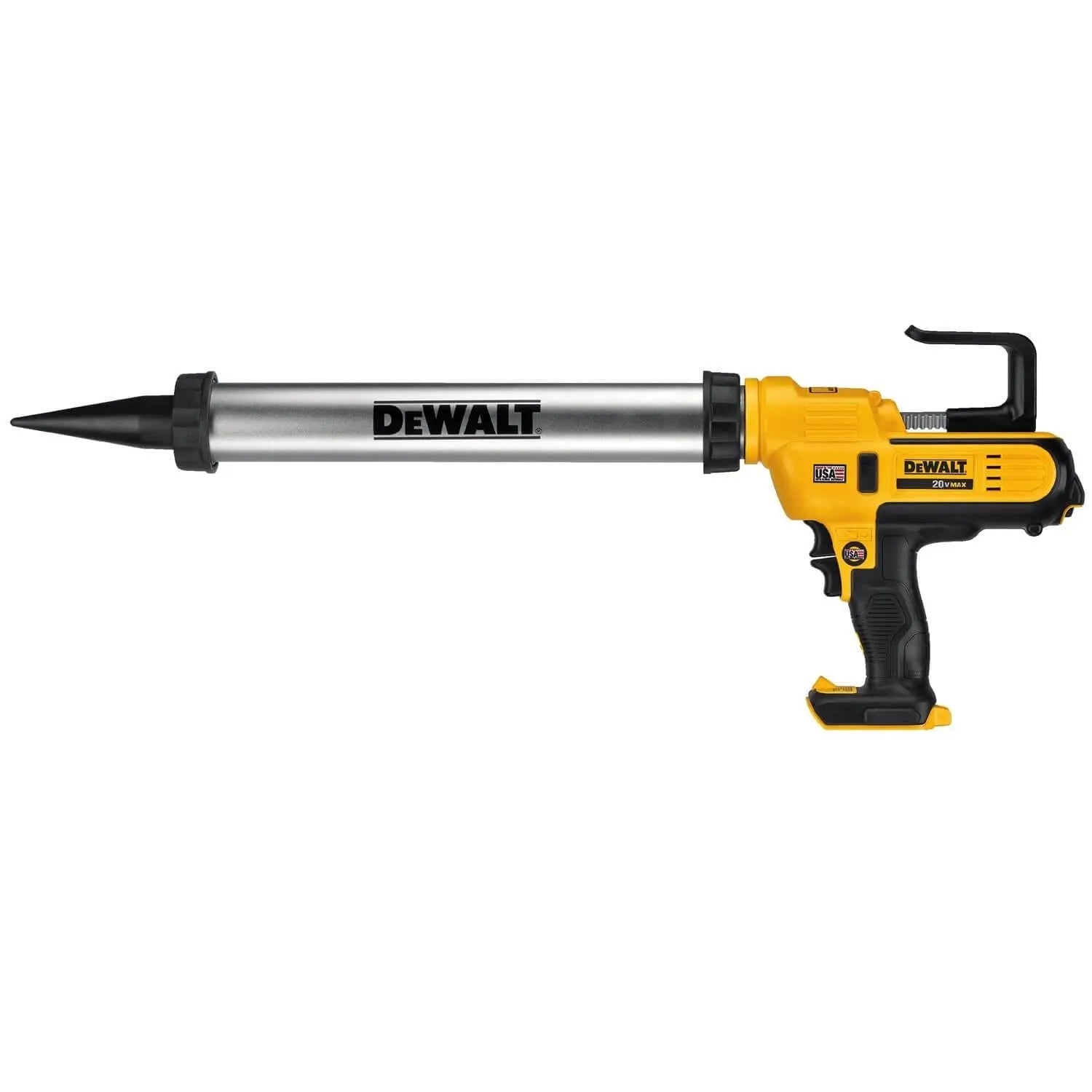 DEWALT DCE580B 20V Max Cordless Caulking Gun for Sausage Pack (300/600ml) - Battery Not Included - Perfect for Construction, Sealing & DIY Projects