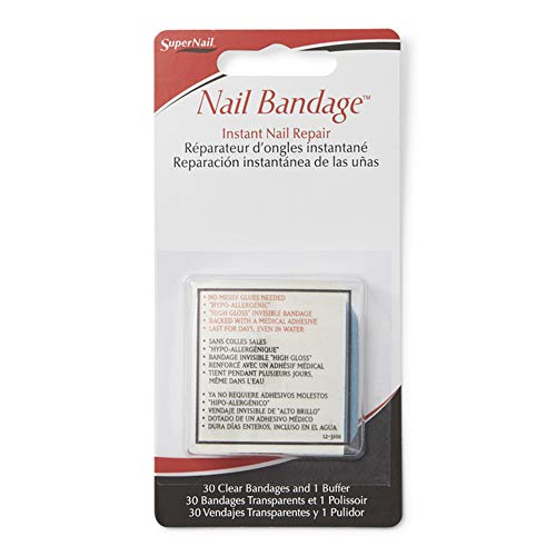 Super Nail Bandage - Instant Nail Repair Kit for Cracked & Broken Nails - Fast Healing Solution for Manicures, Pedicures & Nail Care at Home or Salon