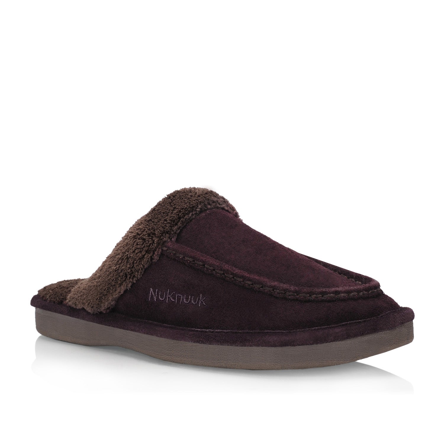 Men's Comfortable Brown House Slippers - Soft Indoor/Outdoor Slides for Relaxing at Home, Lounging & Backyard Wear