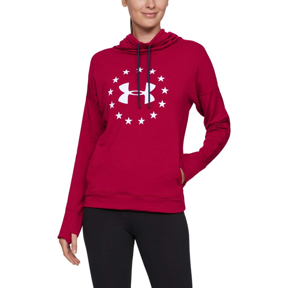 Under Armour UA Freedom Funnel Neck Long Sleeve Shirt for Men - Moisture Wicking Athletic Top for Running, Training & Gym Workouts