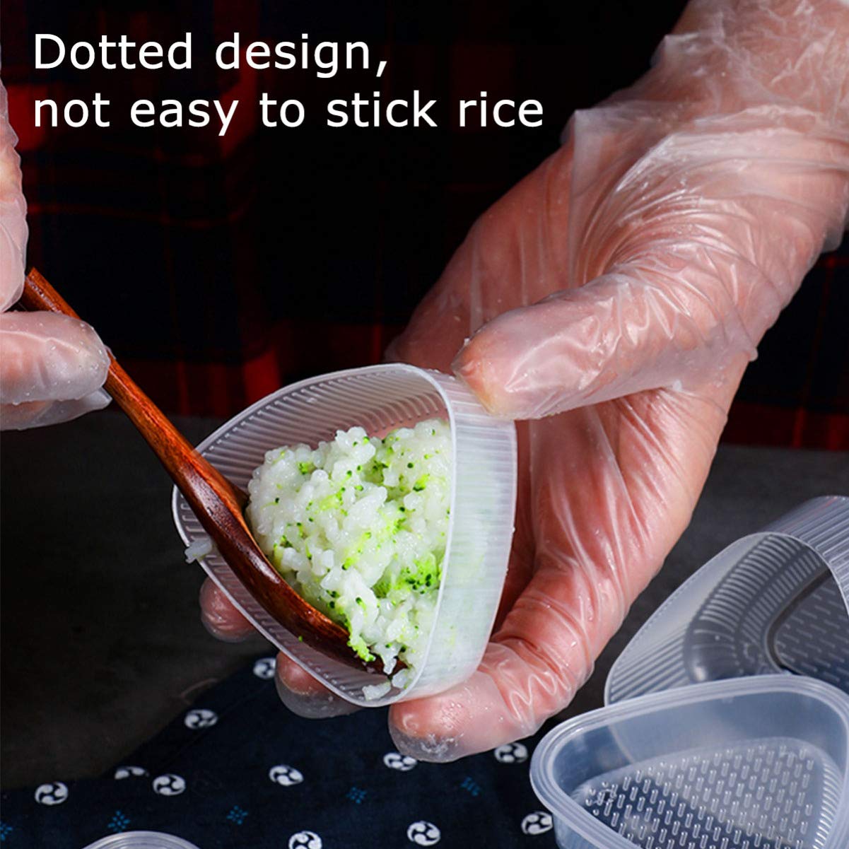 DOITOOL 3-Piece Sushi Maker Kit - Rice Ball Mold, Triangle Onigiri Maker & Bento DIY Tool for Homemade Sushi, Nigiri & Onigiri | Perfect for Lunch Boxes, Picnics & Japanese-Themed Parties (PP Material)