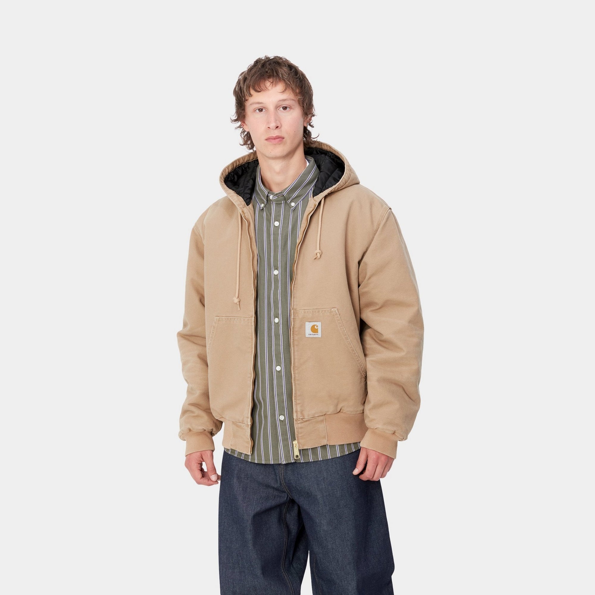 OG Active Jacket for Men & Women - Winter Waterproof Windbreaker with Peanut Aged Canvas - Perfect for Outdoor Hiking, Camping & Winter Sports