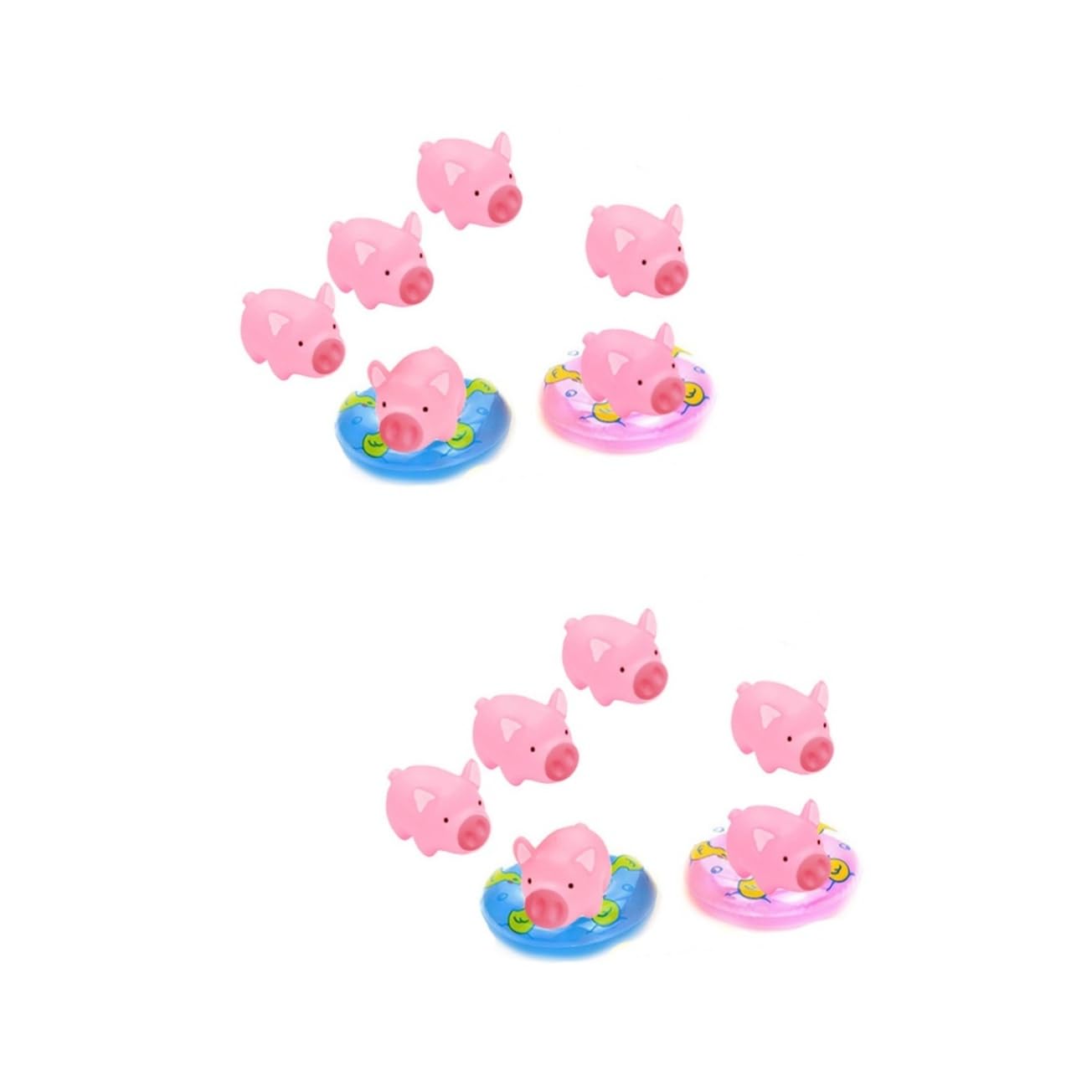 HEMOTON 2-Pack Cute Animal Bath Toys for Kids - Fun Bathtime Floating Toys for Toddlers & Babies - Perfect for Bath Time Play, Sensory Development & Water Play Activities