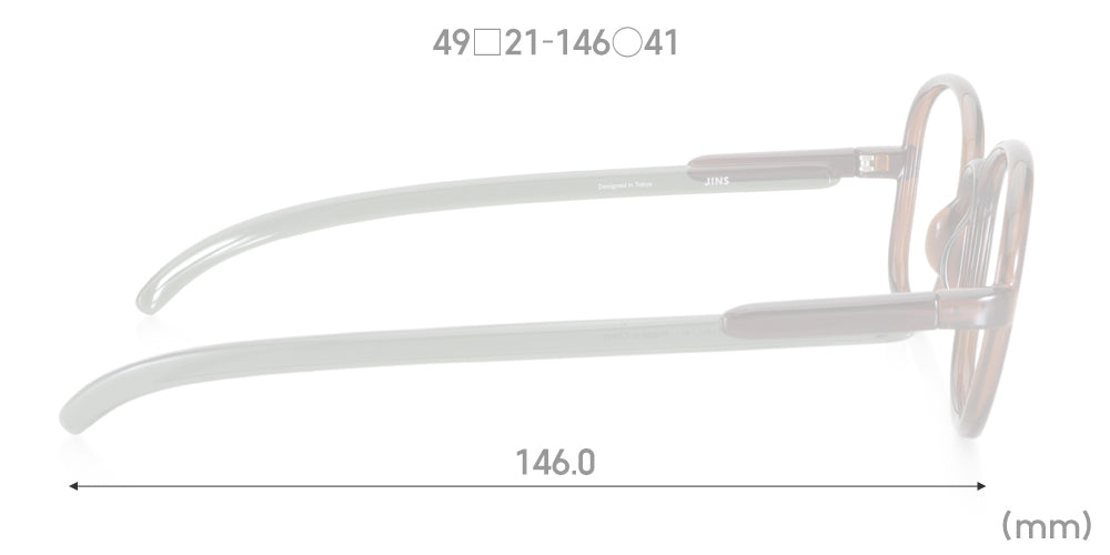 JINS x Patricia Urquiola U030 Eyeglasses - Stylish Designer Frames for Men & Women - Perfect for Work, Reading, and Everyday Fashion