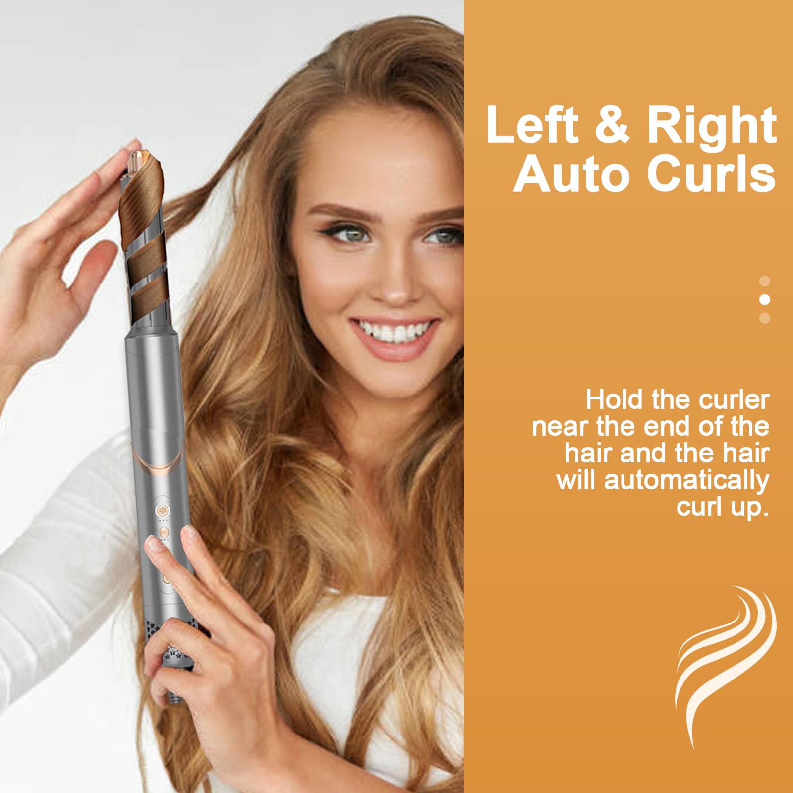 5 in 1 Hair Dryer Brush Set - Ionic Hot Air Styler for Curling, Waves & Straightening | Foldable Blow Dryer for Salon-Volume Blowout | Perfect for Home, Travel & Professional Styling