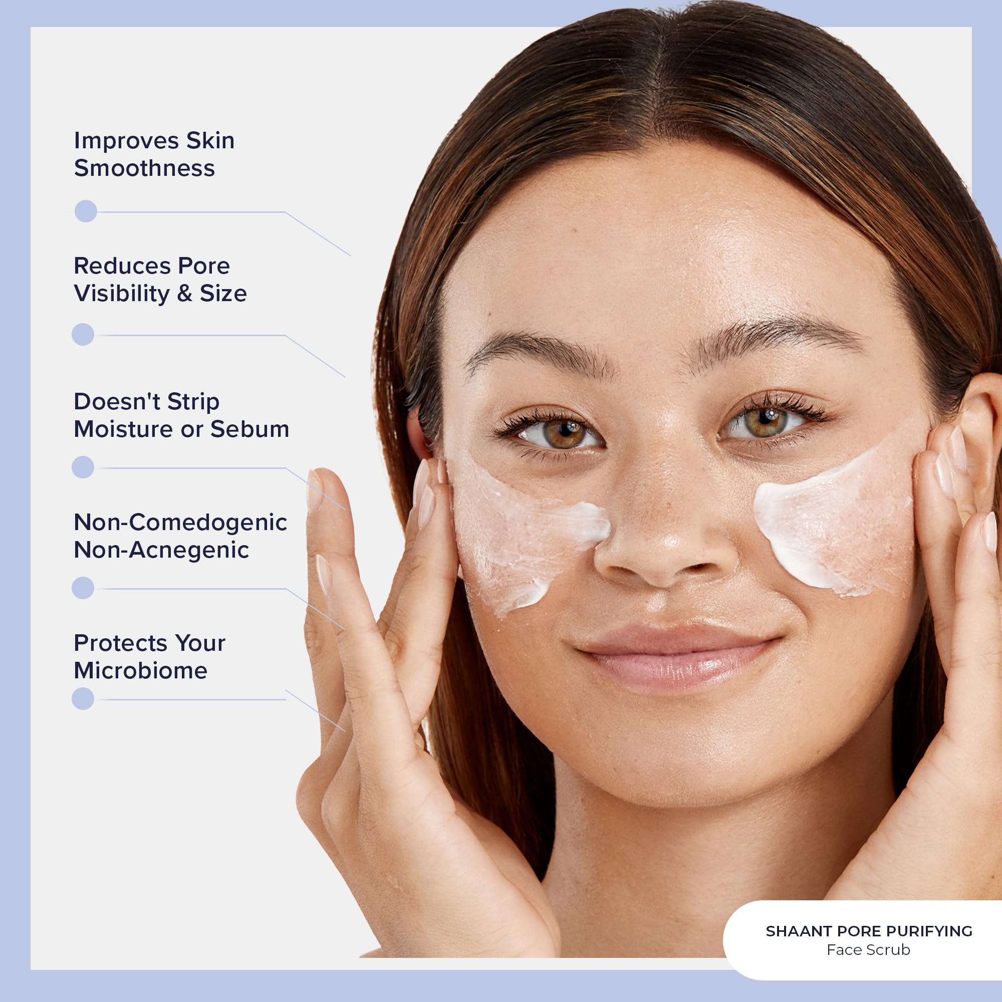 Codex Labs Shaant Pore Purifying Face Scrub - 2% Salicylic Acid Exfoliator for Acne Prone & Oily Skin | Oil Control & Pore Minimizer | Vegan, Cruelty-Free Skincare (100g) - Perfect for Daily Deep Cleansing & Blackhead Removal