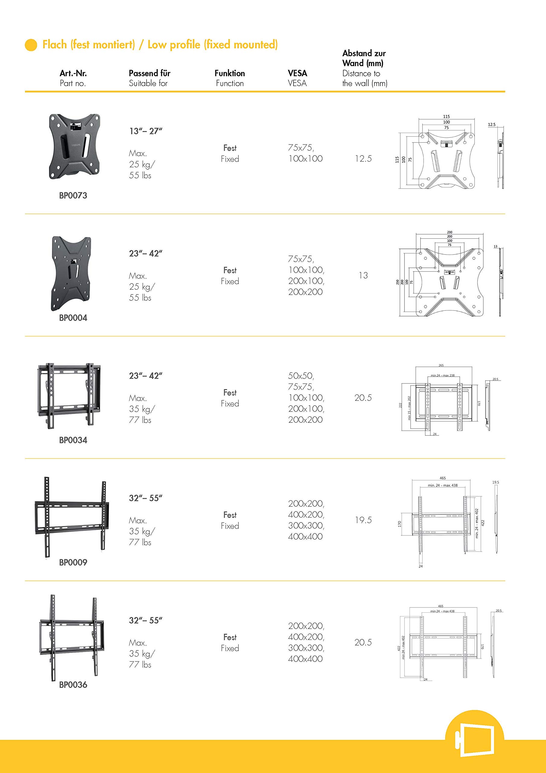 BP0077 Dual Monitor Desk Mount Stand - Adjustable 2-Way Monitor Arm for 13-27 Inch Screens, 342mm Black - Perfect for Home Office & Gaming Setup