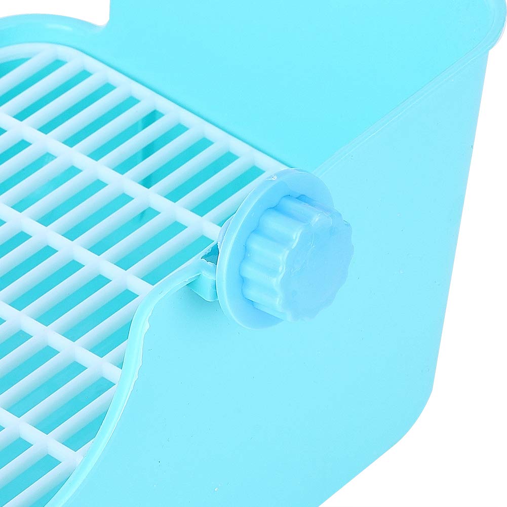 Sturdy Rabbit Litter Box Toilet - Durable Small Animal Litter Pan for Rabbits, Guinea Pigs, Chinchillas & Ferrets - Perfect for Cage Training and Indoor Pet Care
