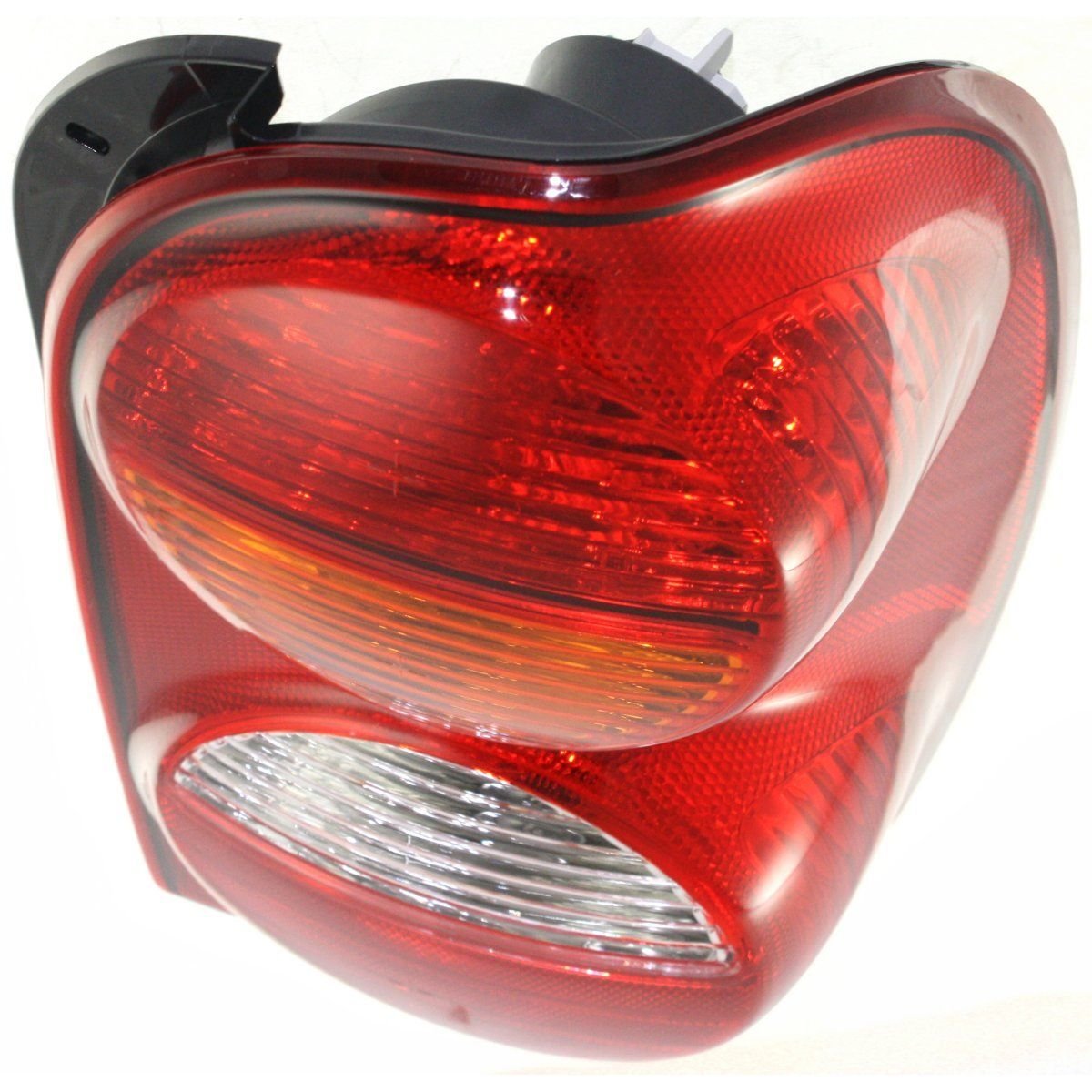 2002-2004 Jeep Liberty Passenger Side Tail Light Assembly - Replacement LED Brake Light with Smoke Lens - Perfect for Off-Roading, Night Driving & Vehicle Customization