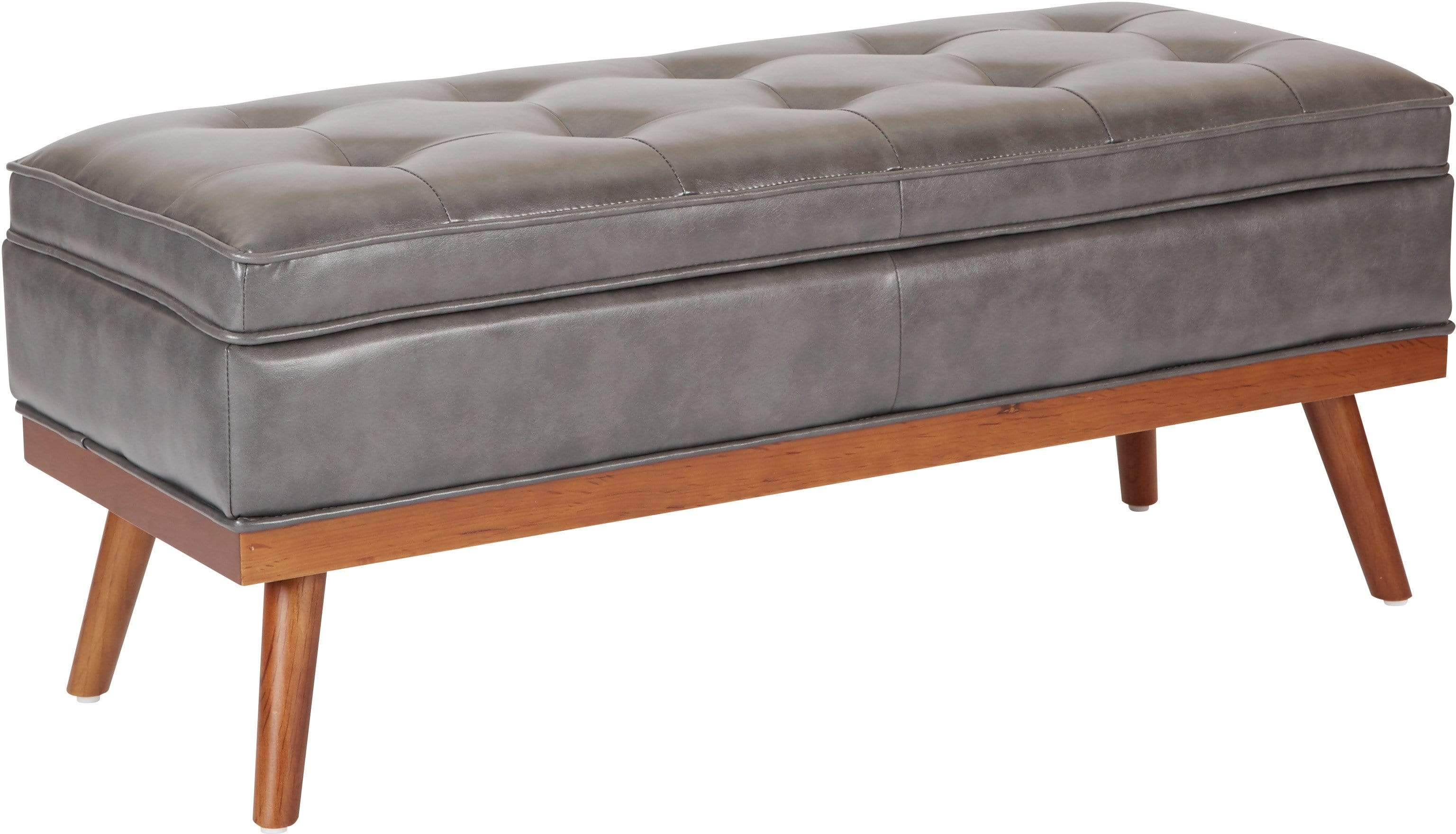 Office Star Ave Six Katheryn Storage Bench - Multifunctional Entryway Bench with Storage for Home, Office & Mudroom Organization - Perfect for Shoes, Blankets & Home Decor