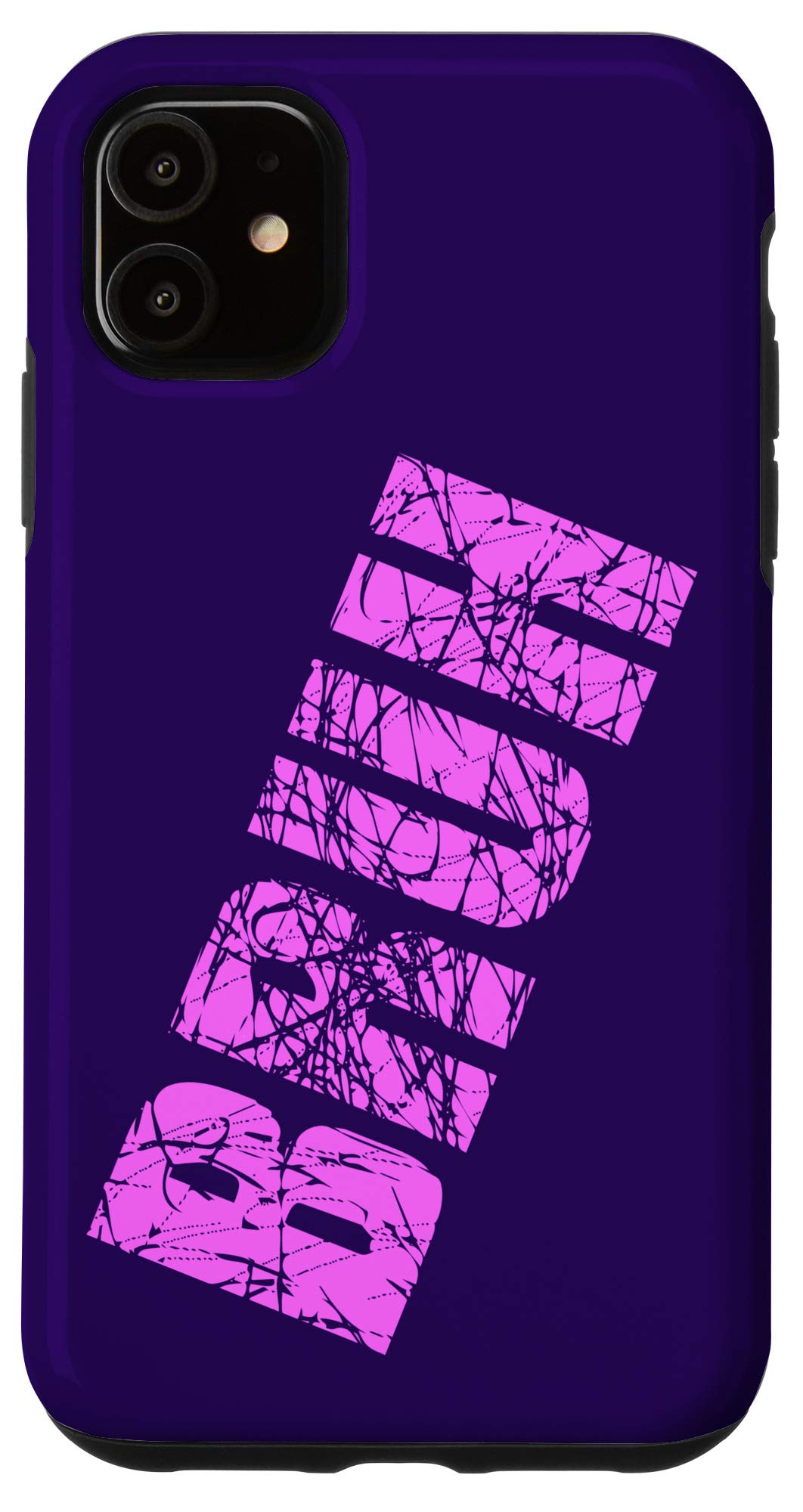iPhone 11 Case for Women & Girls - Cute Bruh Pink Protective Phone Cover | Slim Fit, Shockproof, Scratch Resistant | Perfect for School, Work, Travel & Everyday Use