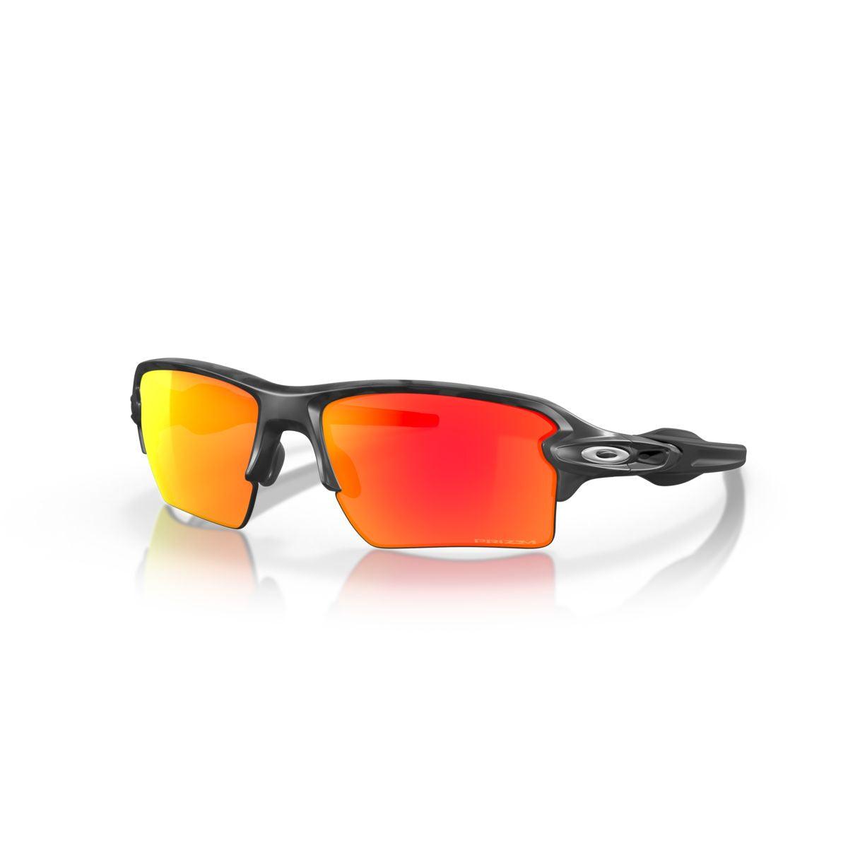 Oakley Flak 2.0 XL Sunglasses - Black Camo Frame with Prizm Ruby Lenses (Model 0OO9188 918886) - Ideal for Running, Cycling & Outdoor Sports