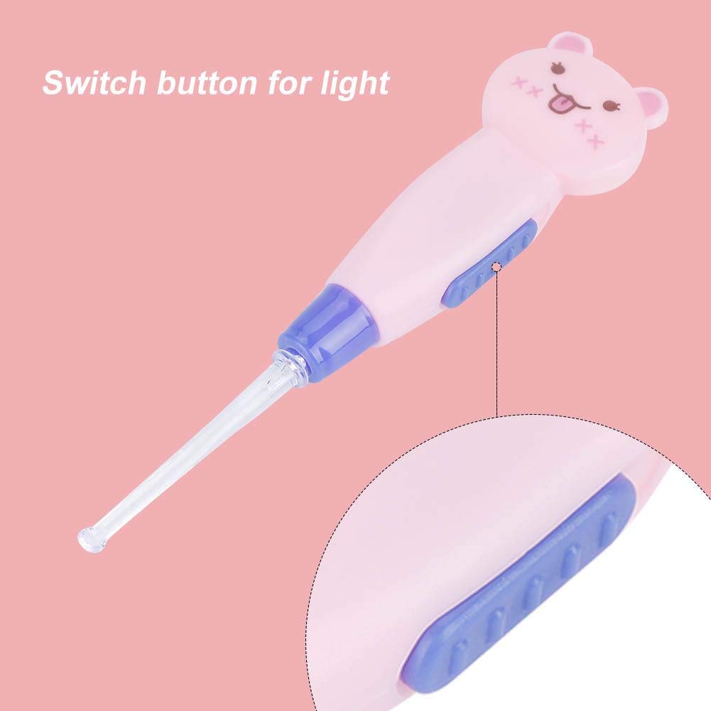 LED Ear Wax Removal Kit - Safe Ear Cleaner Tool with Scoop & Tweezers for Kids & Adults | Gentle Earwax Removal for Home Use & Pet Care (Cats)