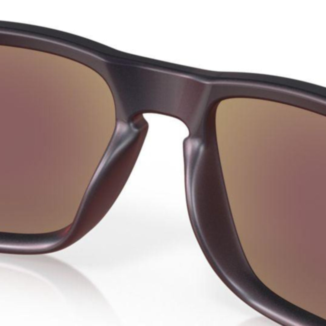 Oakley Holbrook Sunglasses Matte Black/Red Colorshift with Prizm Sapphire Lens - Model 0OO9102 9102W6 - Perfect for Outdoor Sports & Driving