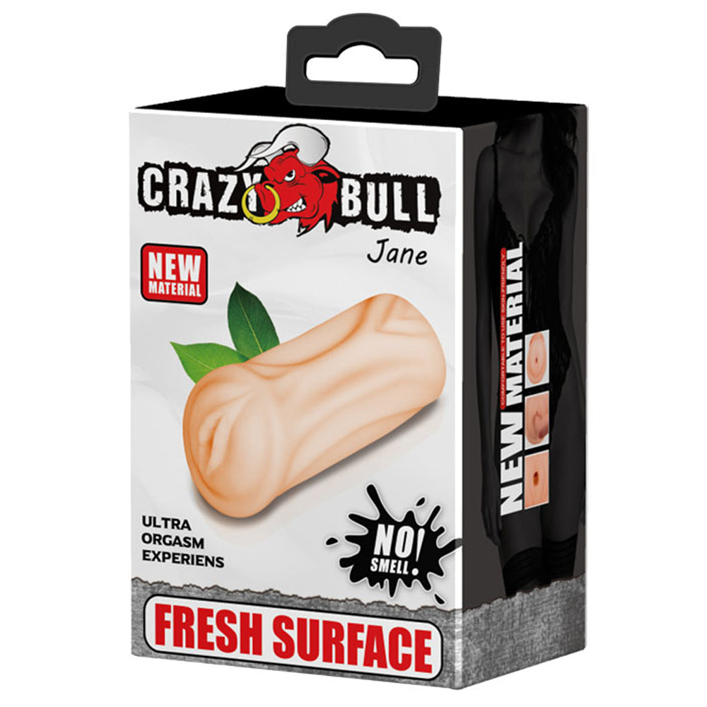 Crazy Bull Jane Masturbator - Premium Male Masturbation Toy for Enhanced Pleasure | Realistic Feel & Easy to Clean | Perfect for Solo Play & Couples Fun