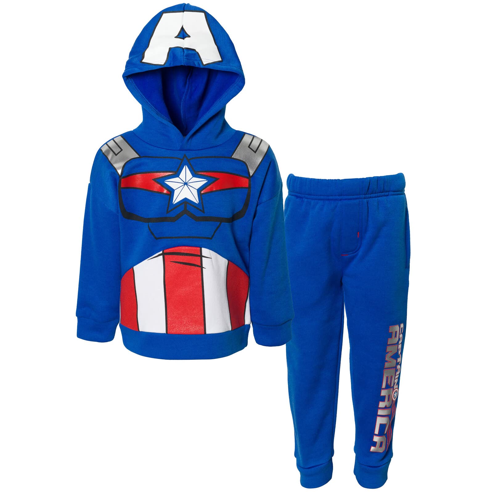 Marvel Spider-Man Avengers Fleece Cosplay Pullover Hoodie & Jogger Pants Outfit Set for Kids (2T-20) - Superhero Costume for Halloween, Cosplay & Birthday Parties