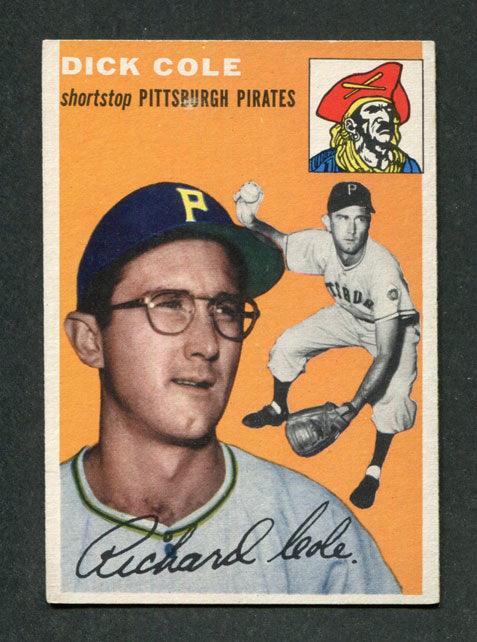 1954 Topps #84 Dick Cole Pittsburgh Pirates Rookie Baseball Card - Vintage MLB Collectible for Sports Memorabilia Enthusiasts - Perfect for Display, Trading, and Investment