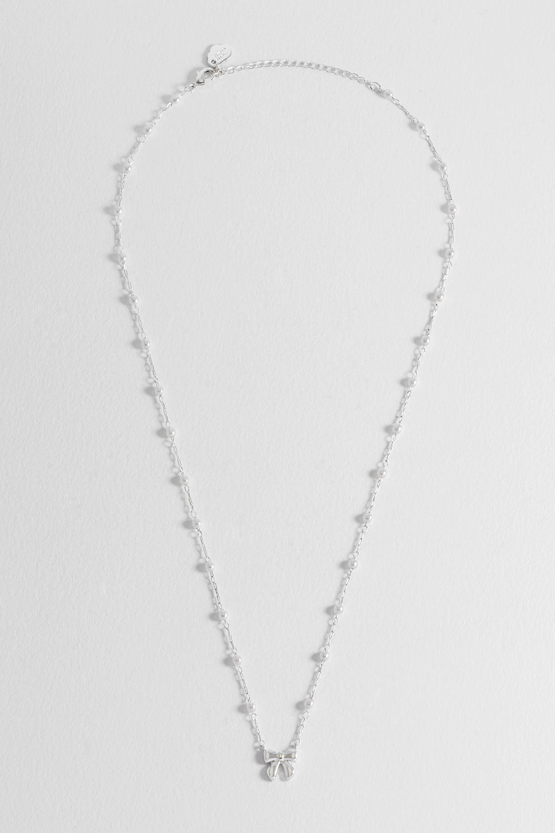 Elegant Pearl Bow Necklace for Women - Dainty Pearl Jewelry Gift for Her - Perfect for Weddings, Parties & Special Occasions