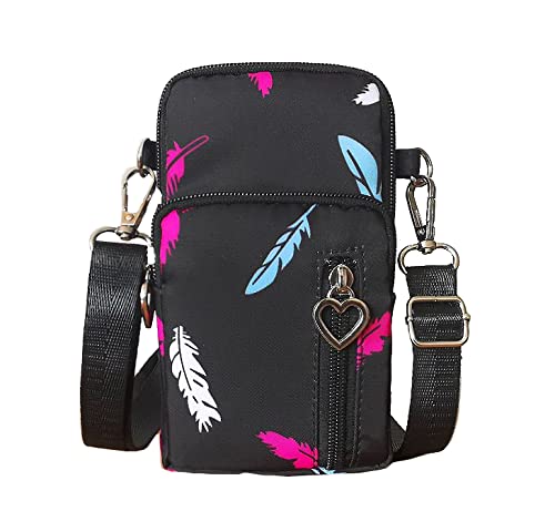 Women's Small Crossbody Phone Bag - Cell Phone Purse with Shoulder Strap & Armband - Wallet Case Handbag for iPhone, Samsung, Google Pixel - Perfect for Travel, Shopping & Everyday Use
