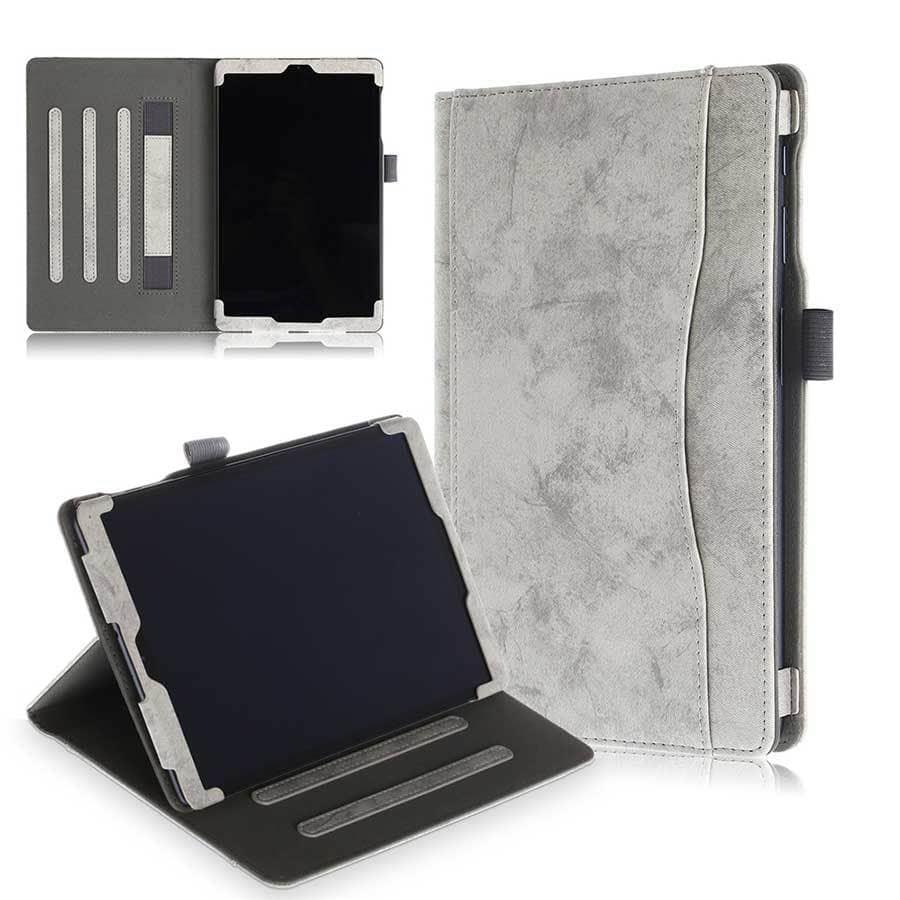 Samsung Galaxy Tab A 10.1 2019 T510 T515 Tablet Case with Stand & Hand Strap - Protective Cover for Work, Travel & Home Use