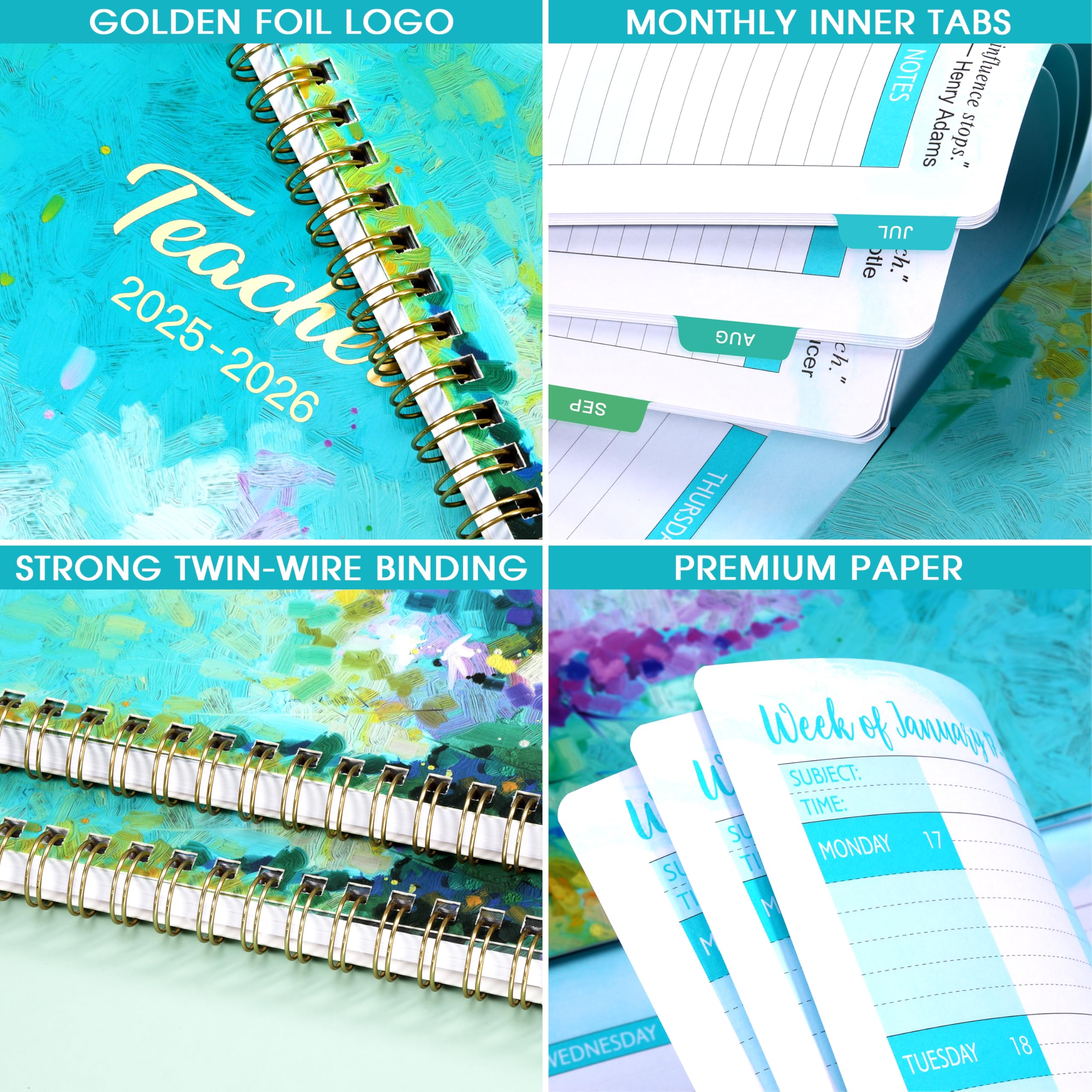 2025-2026 Teacher Planner - Weekly & Monthly Lesson Planner for Educators (July 2025-June 2026), 9