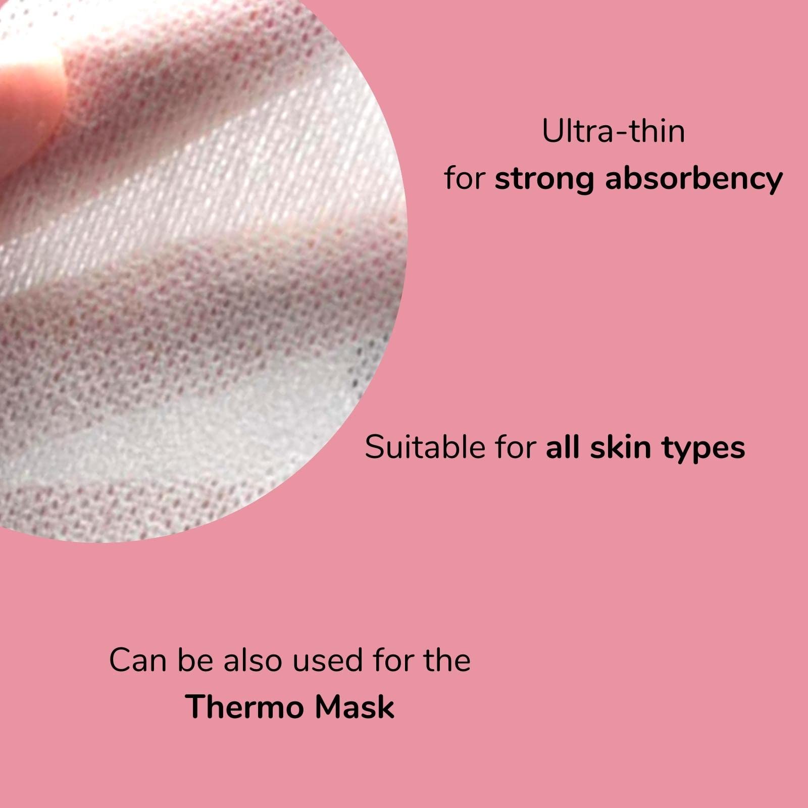 25-Pack Cotton Facial Thermo Herb Serum Fruit Juice Face Mask Sheets - Anti-Wrinkle & Hydrating DIY Skin Care for Glowing Complexion | Perfect for Spa Day, Night Routine & Self-Care Sessions