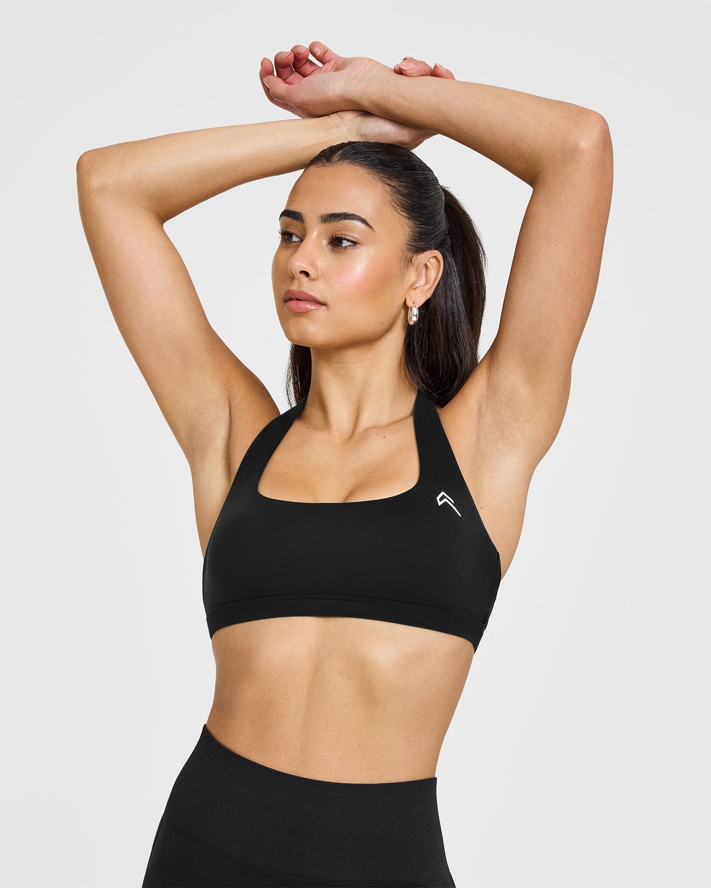 EasyLift™ Halter Bralette - Wireless Comfort Bra for Women | Soft Stretchy Fabric, Adjustable Straps | Perfect for Yoga, Lounge & Everyday Wear (Black)