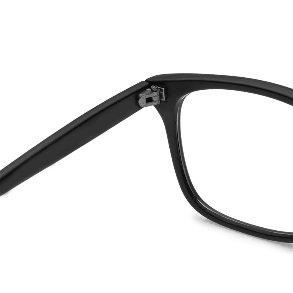 JCERKI Myopia Glasses for Nearsightedness - Black Frame Unisex Prescription Eyewear for Reading & Computer Use | Comfortable & Stylish Vision Correction