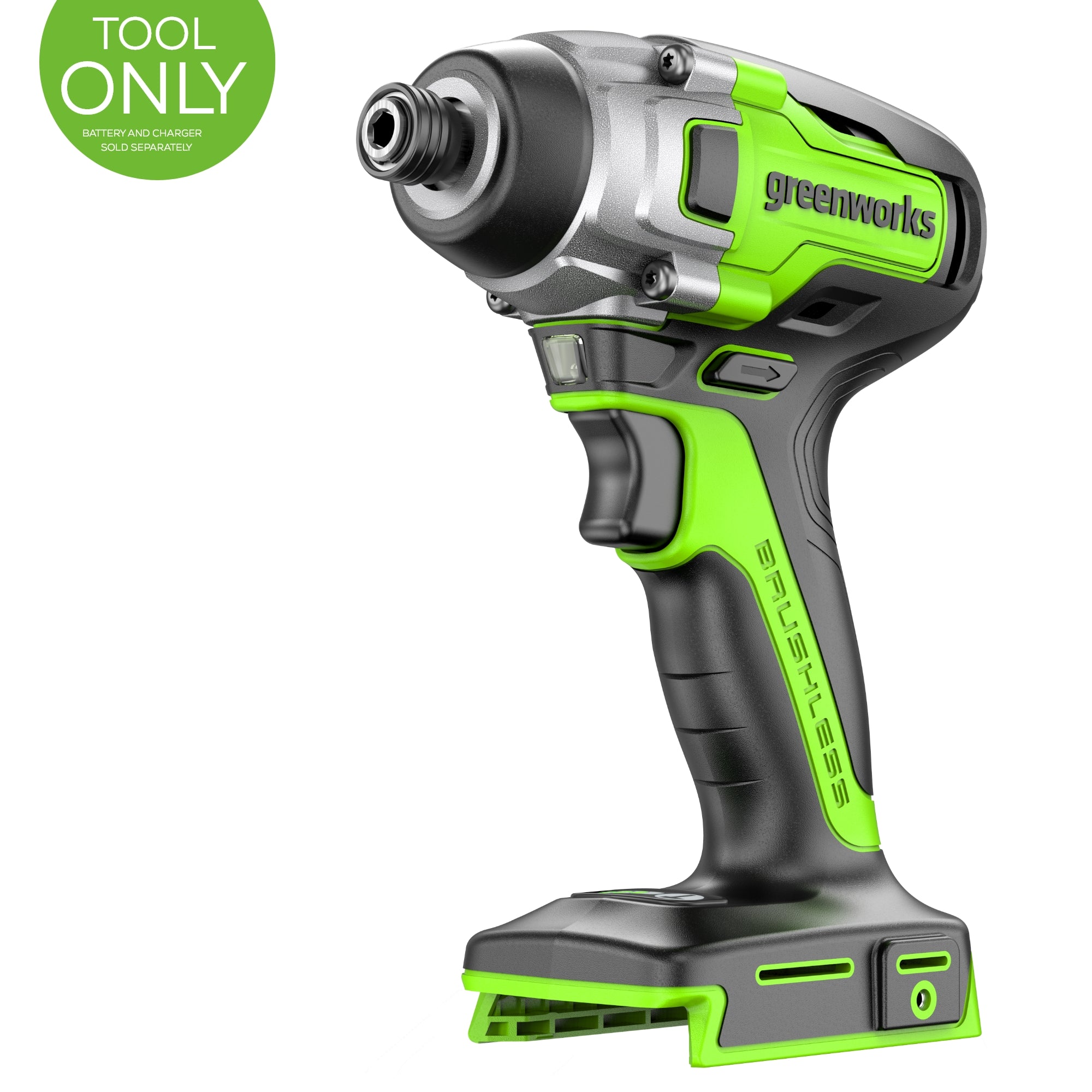 24V 1/4 Inch 2650 in/lbs Brushless Impact Driver - Cordless Power Tool (Tool Only) for DIY Projects, Construction, and Automotive Repairs