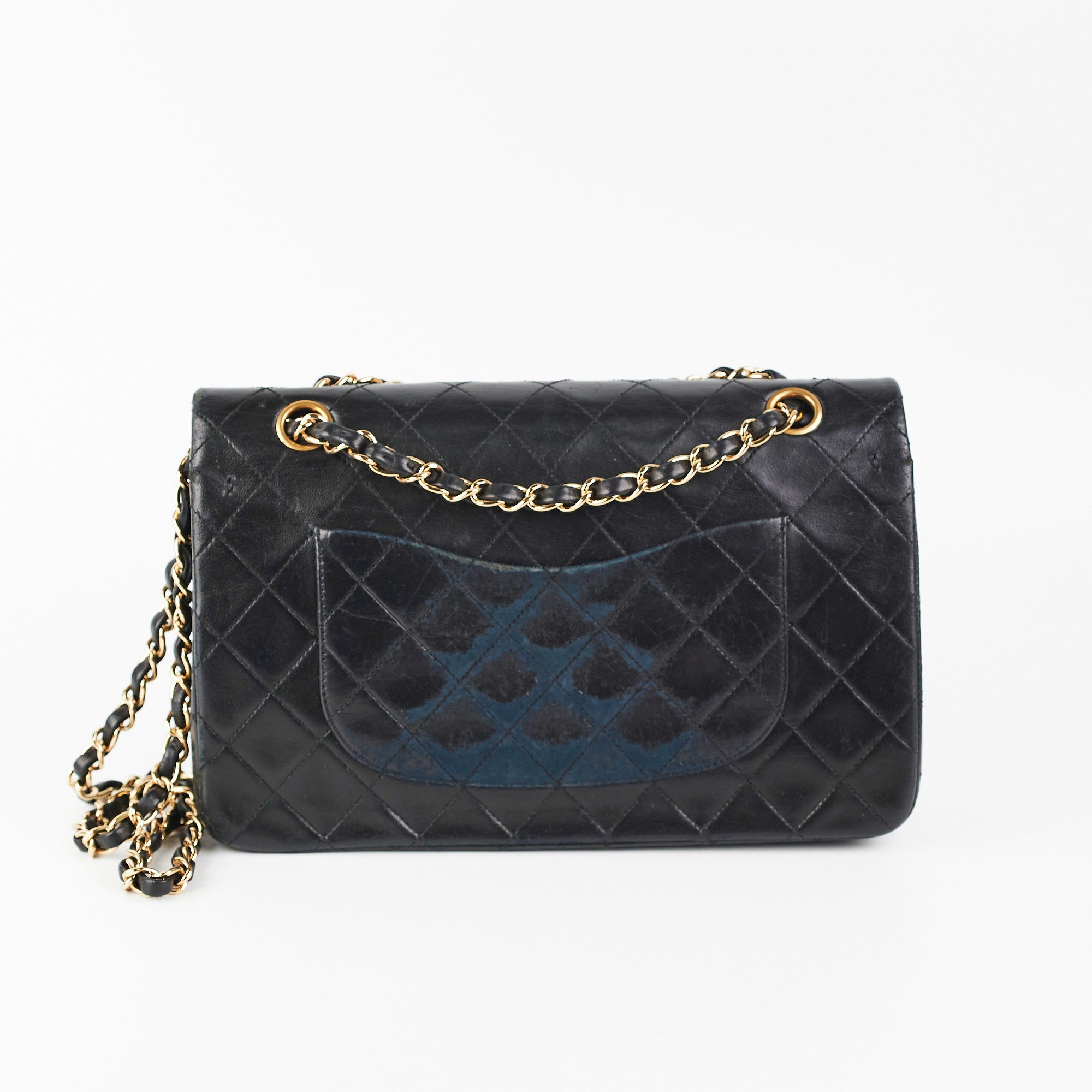 Chanel Medium Classic Flap Bag Black Lambskin Leather - Luxury Designer Handbag for Women, Perfect for Evening Events & Special Occasions