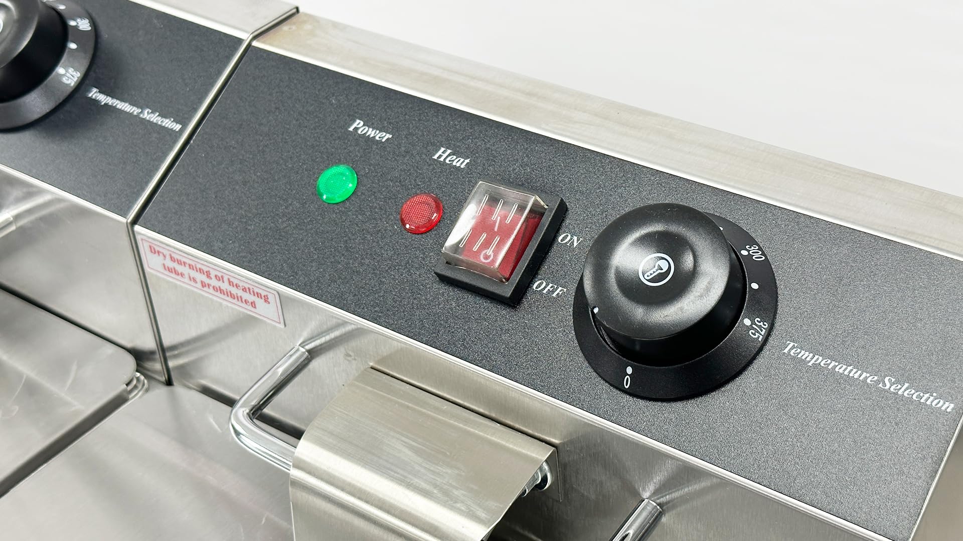 Commercial Electric Countertop Deep Fryer 12L - NSF & ETL Certified - Perfect for Restaurants, Food Trucks & Catering Businesses
