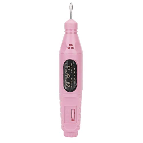 Professional Electric Nail Drill Kit - 20000 RPM Portable Nail Polisher with 6 Drill Bits, DIY Nail Art Machine for Manicure & Pedicure (Pink) | Perfect for Home Salon, Nail Art Enthusiasts & Professional Use