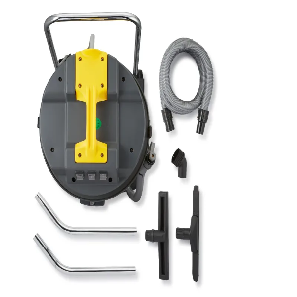 Pullman CB80 SS 80L Wet/Dry Commercial Vacuum Cleaner - Heavy Duty Cleaning for Warehouses, Restaurants & Industrial Spaces