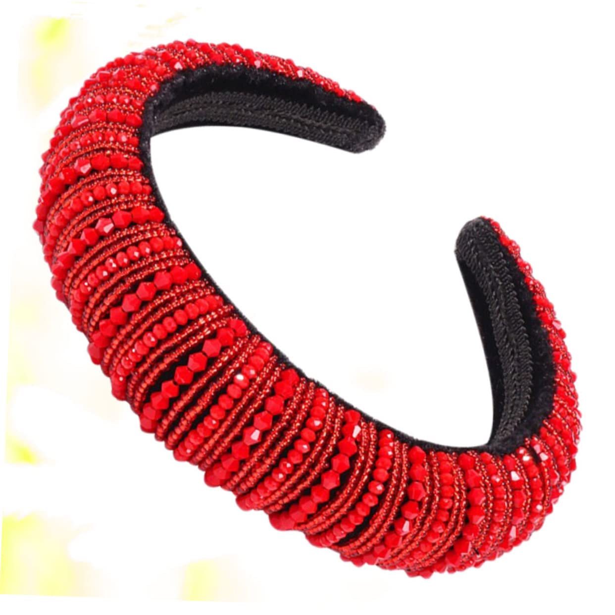 Sparkly Jeweled Headbands for Women & Girls - 2 Pack Glitter Hair Accessories for Weddings, Parties & Special Occasions