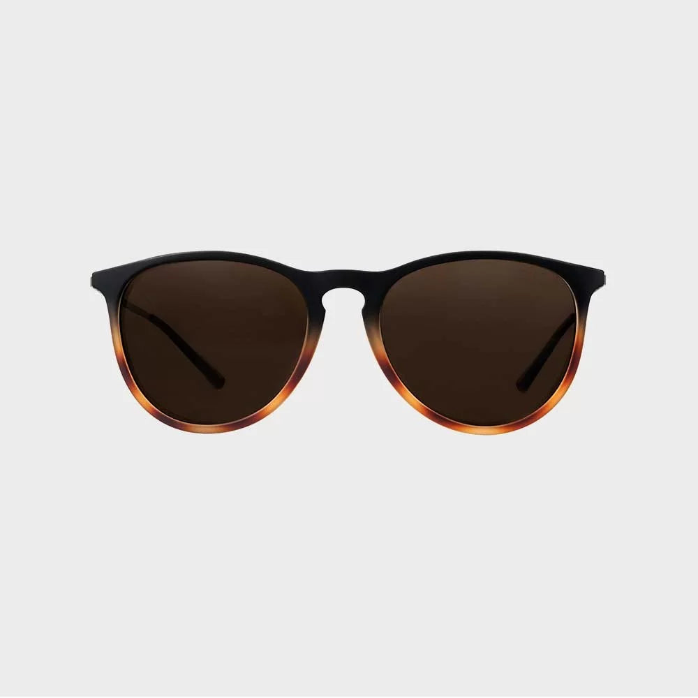 Carola Wave Lens - Black & Demi Marron Matte Polarized Sunglasses for Driving, Outdoor Sports & Fashion