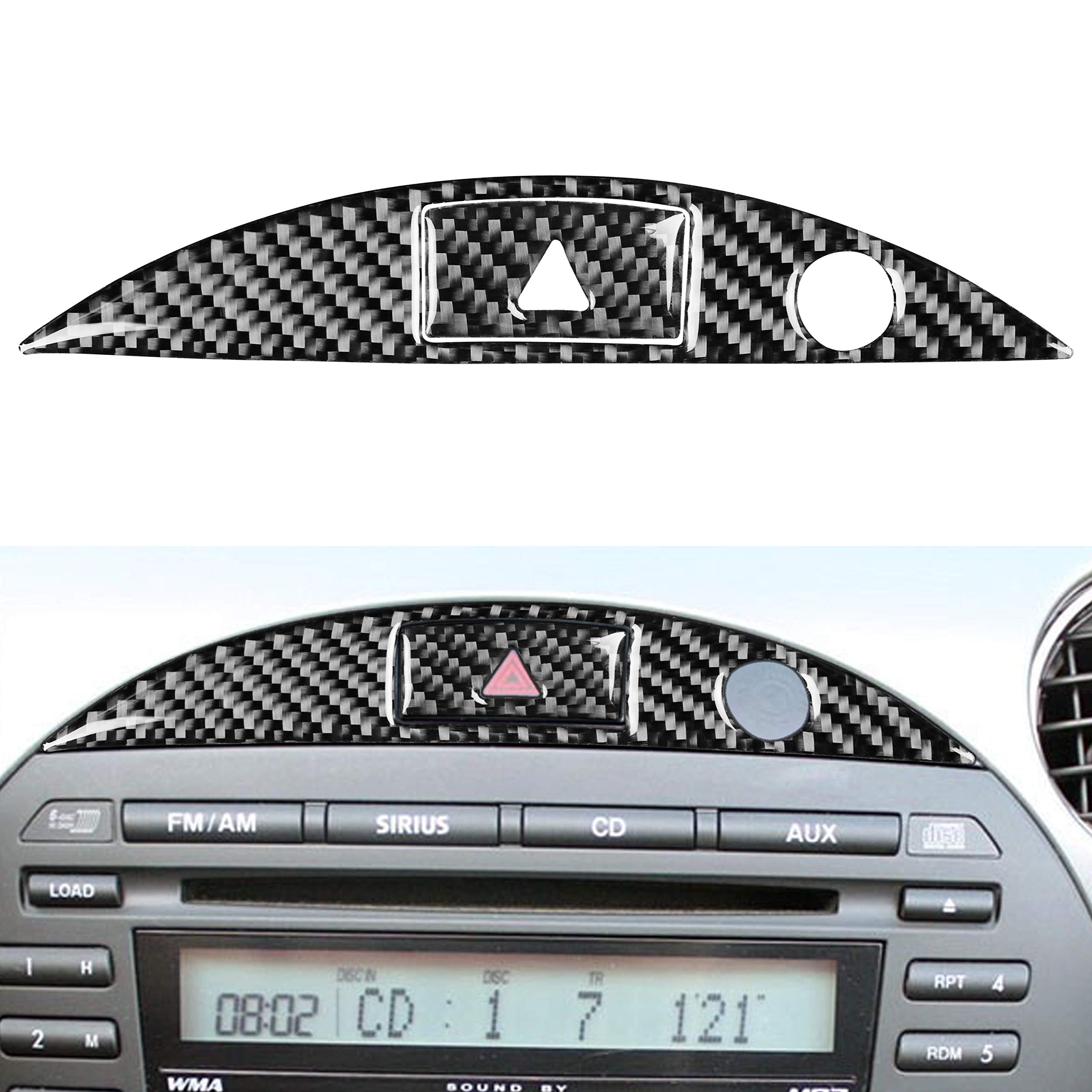 Carbon Fiber Dashboard Cover Kit for Mazda MX-5 NC Miata Roadster (2009-2015) - Center Console & Radio Panel Sticker | Interior Upgrade Accessories | Perfect for Car Enthusiasts & DIY Customization
