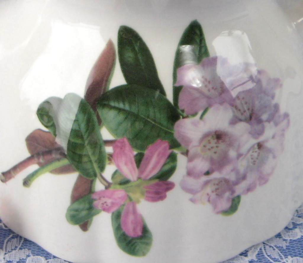 Royal Patrician Rhododendron Teapot - Elegant Pink and Mauve English Azaleas Design for Afternoon Tea Party | Perfect for Garden Tea Parties, Bridal Showers & Vintage Collections