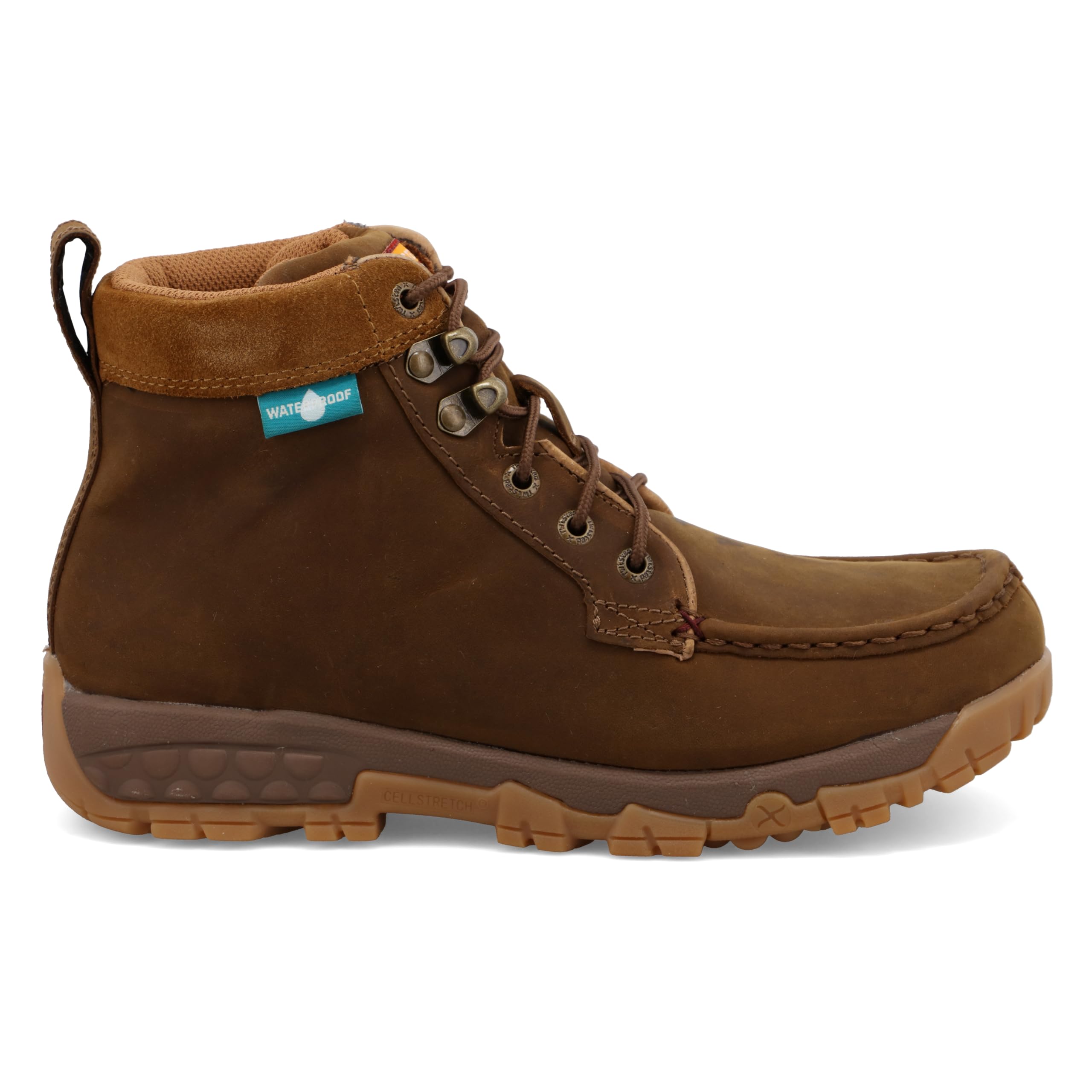 Twisted X Women's Soft Toe Work Boots with EVA Midsole & CellStretch Technology - Slip Resistant Safety Shoes for Construction, Landscaping & Outdoor Work