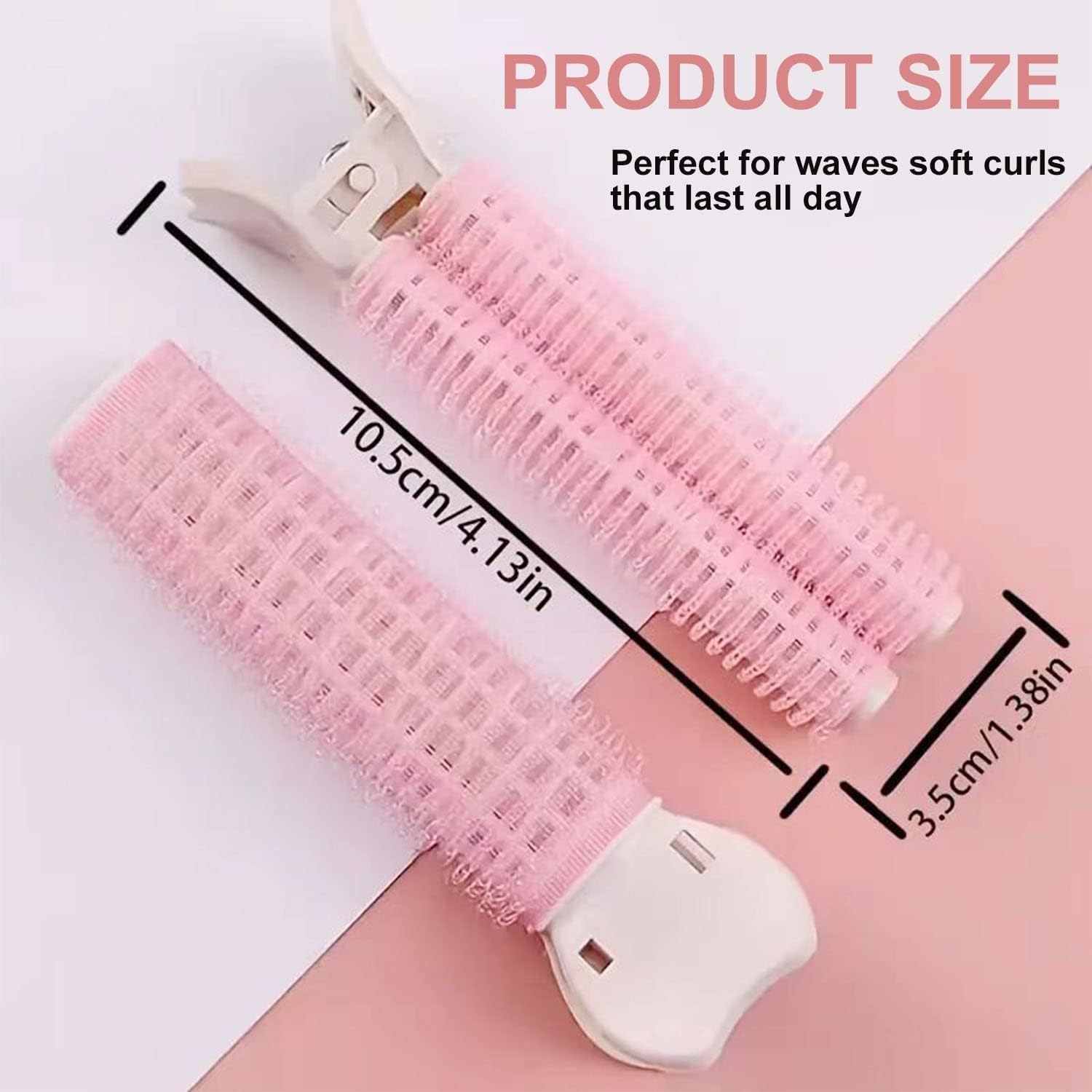 NYAMAH SALES Hair Root Clip - Fluffy Hair Curler Clips for Volume & Styling (2-Pack, Multi Color) - Plastic Self-Grip Root Volumizing Tool for Curly, Wavy & Straight Hair - Perfect for Salon, Home Use & Travel Styling