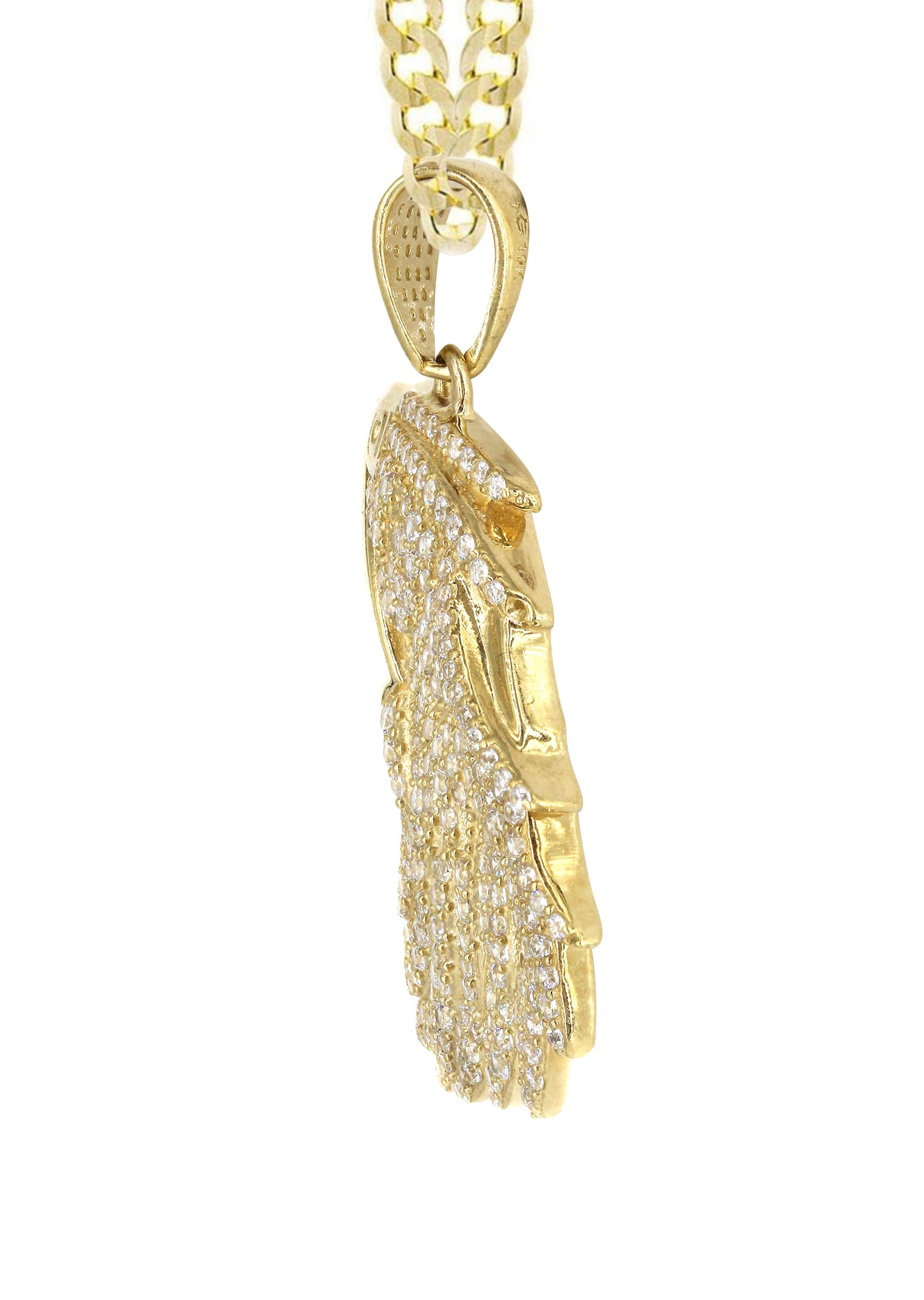 10K Yellow Gold Eagle Head Necklace for Men & Women - 20 Grams Solid Gold Pendant - Perfect for Gifts, Anniversaries, and Everyday Elegance