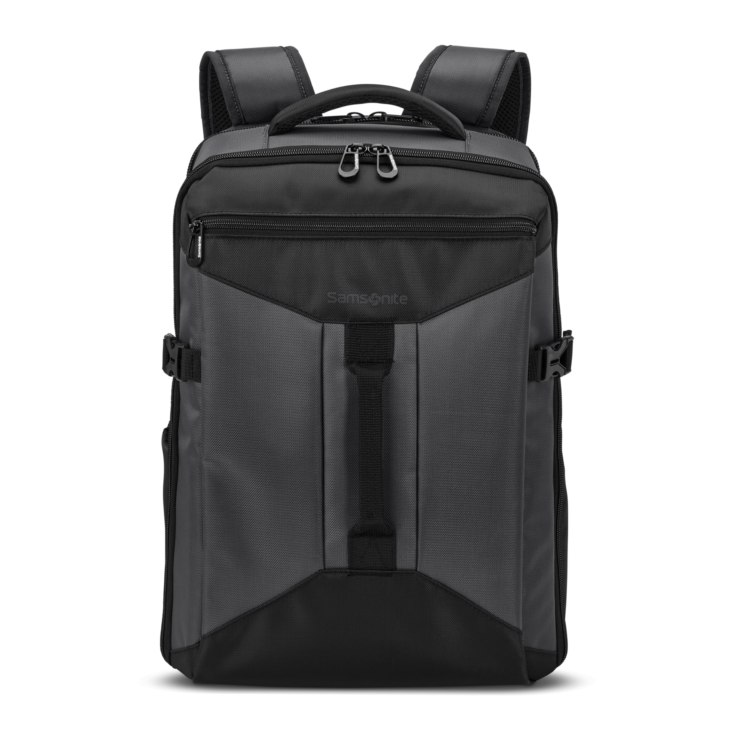 Samsonite Andante 2 Travel Backpack - Lightweight Durable Carry-On Backpack for Men & Women, Perfect for Business Trips, Airplane Travel & Daily Commute (Riverrock/Black)