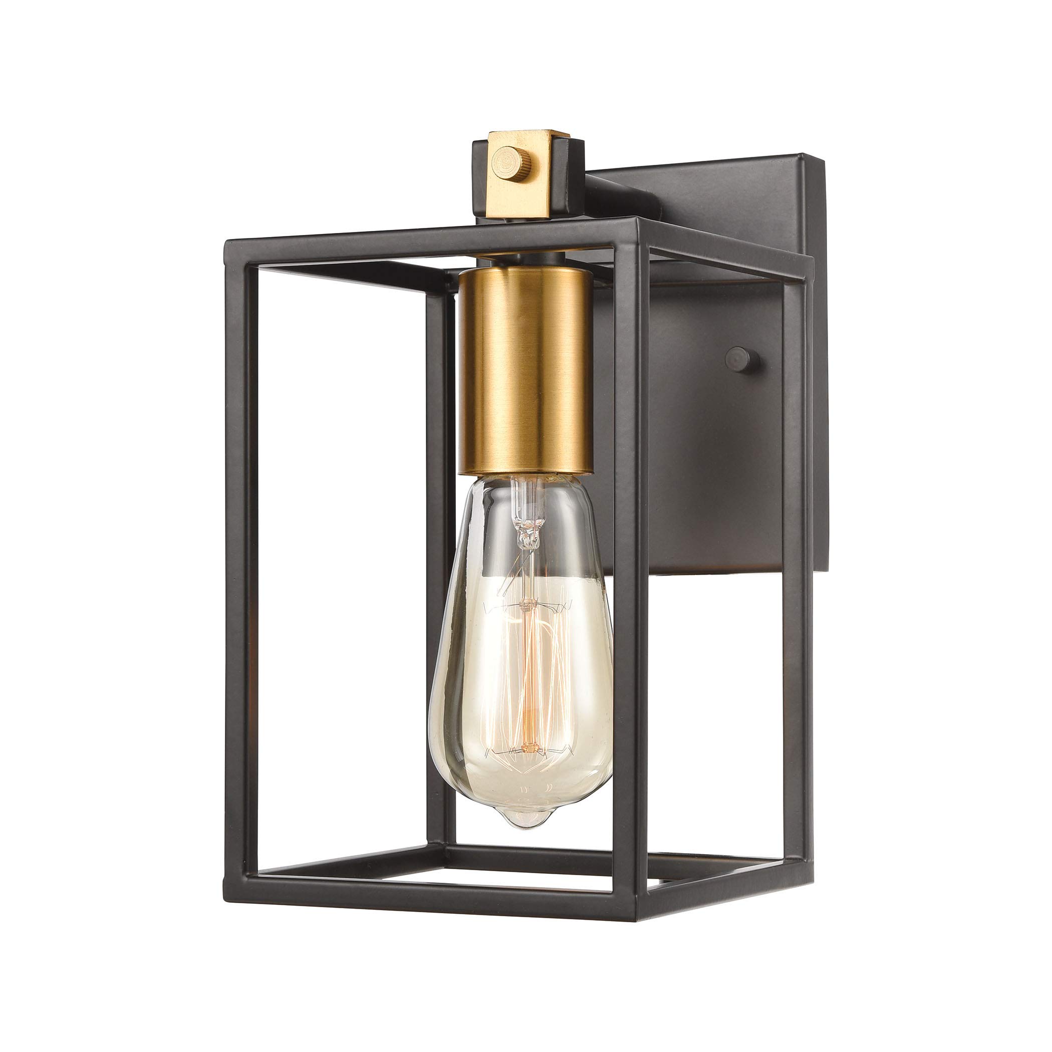 Cloe 1-Light Matte Black Bathroom Vanity Light - Modern Wall Sconce for Makeup Mirror Lighting, Bedroom & Powder Room Decor