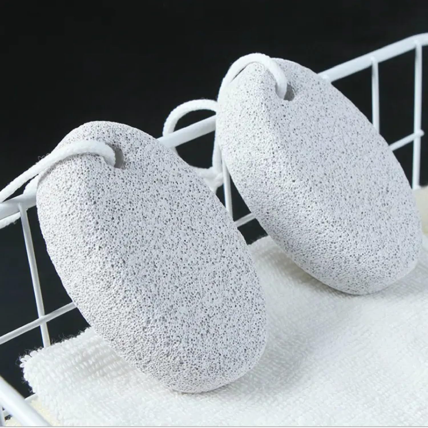 KRIVETY Natural Lava Pumice Stone for Feet - Callus Remover & Exfoliator for Hands, Heels & Elbows - Pedicure Tool for Dead Skin Removal - Foot Scrubber for Soft Smooth Skin (Pack of 1) - Perfect for At-Home Spa, Pedicure & Foot Care Routine