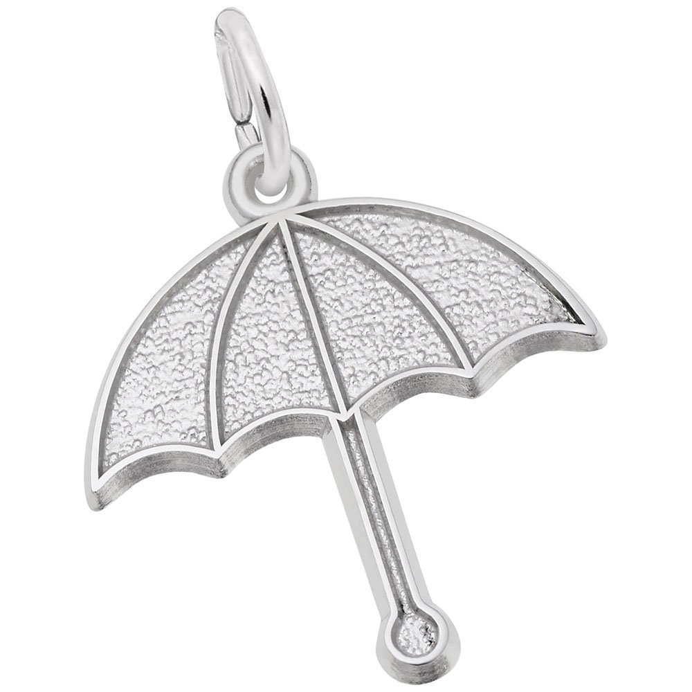 Umbrella Charm for Jewelry Making - Silver & Gold Pendant for Bracelets, Necklaces & DIY Crafts - Perfect for Rainy Day Accessories & Gifts