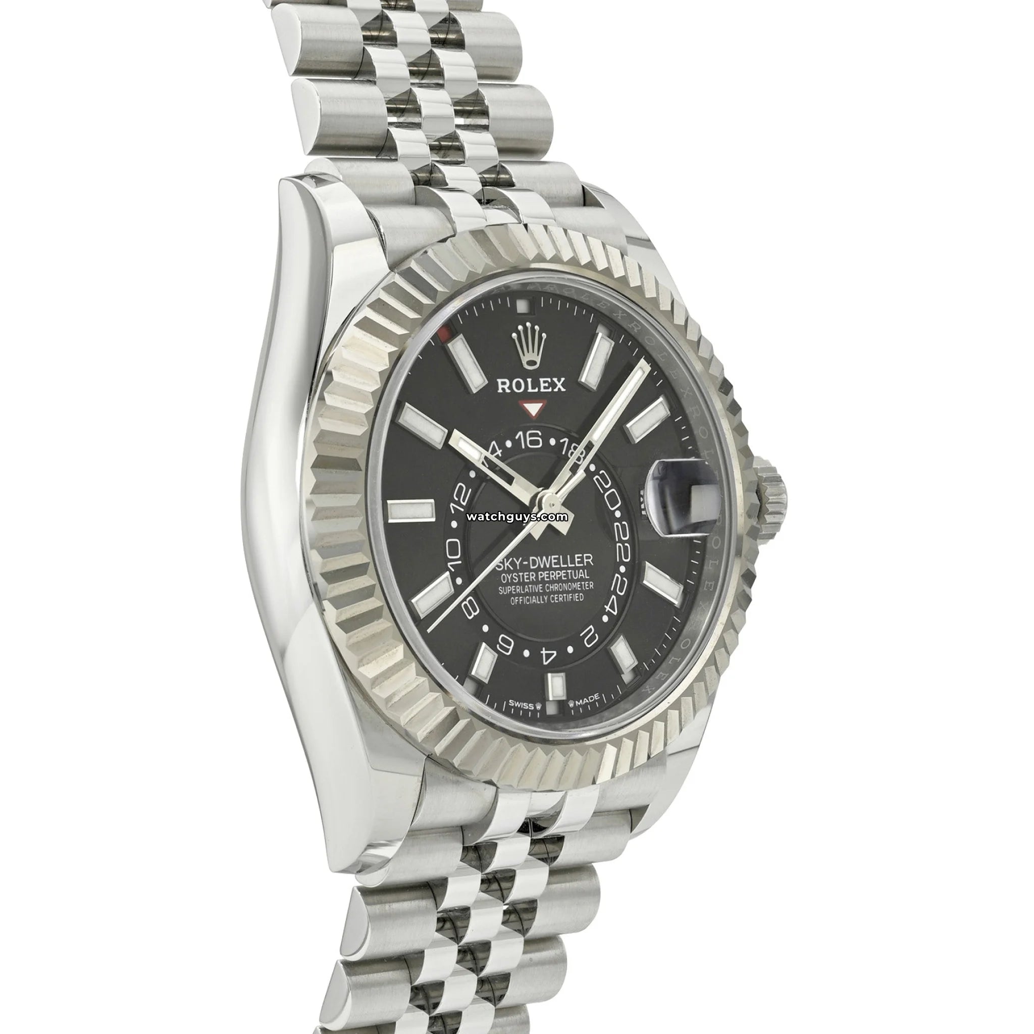 Rolex Sky-Dweller 336934 Men's Watch - Black Dial, Jubilee Bracelet - Luxury Automatic Watch for Business, Travel & Special Occasions